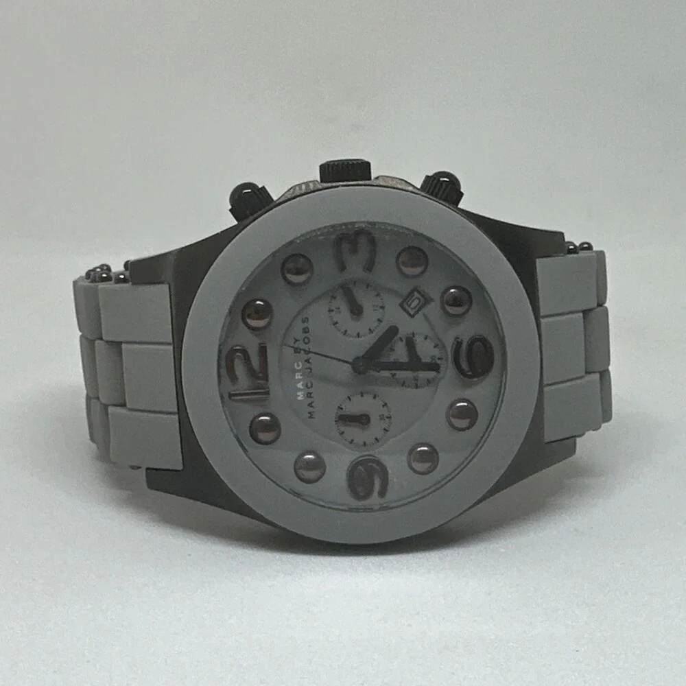 Marc By Marc Jacobs MBM2566 Women Silicone Strap Analog Dial Quartz Watch HME755
